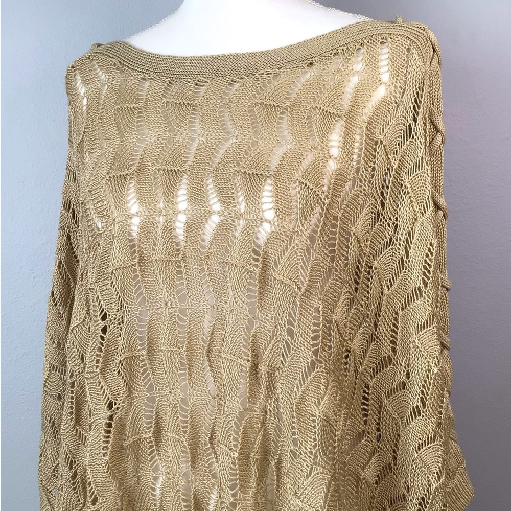 Lauren Ralph Lauren Linen Blend Poncho - Picture 11 of 16